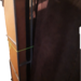 Vand canapea/pat 2 in1 din doua piese cu cadru metalic si alcantara cu lada